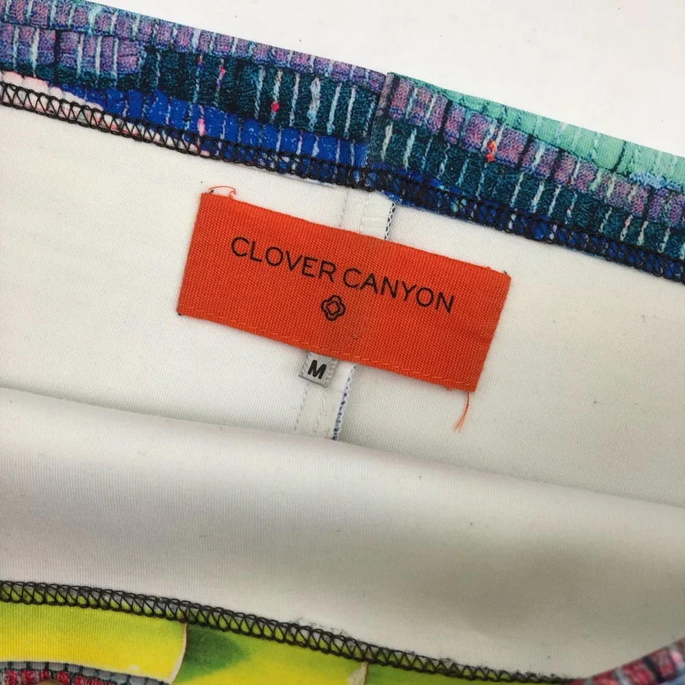 Clover Canyon Surf Shack Neoprene Mini Skirt